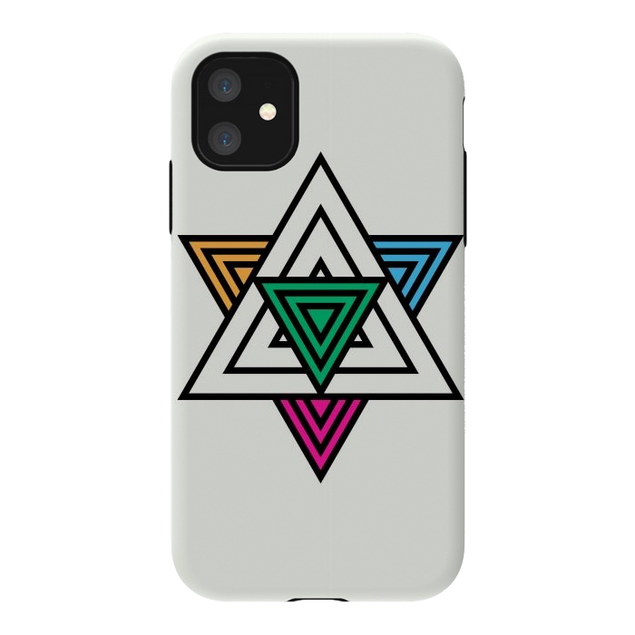 iPhone 11 StrongFit Star Triangles by TMSarts