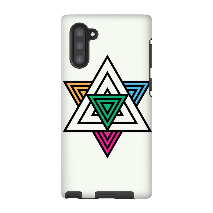 Galaxy Note 10 StrongFit Star Triangles by TMSarts