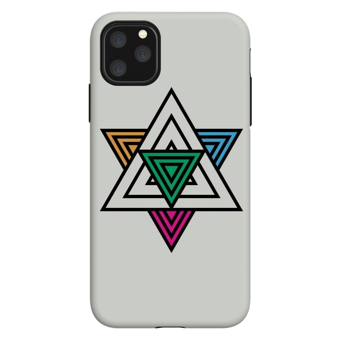 iPhone 11 Pro Max StrongFit Star Triangles by TMSarts