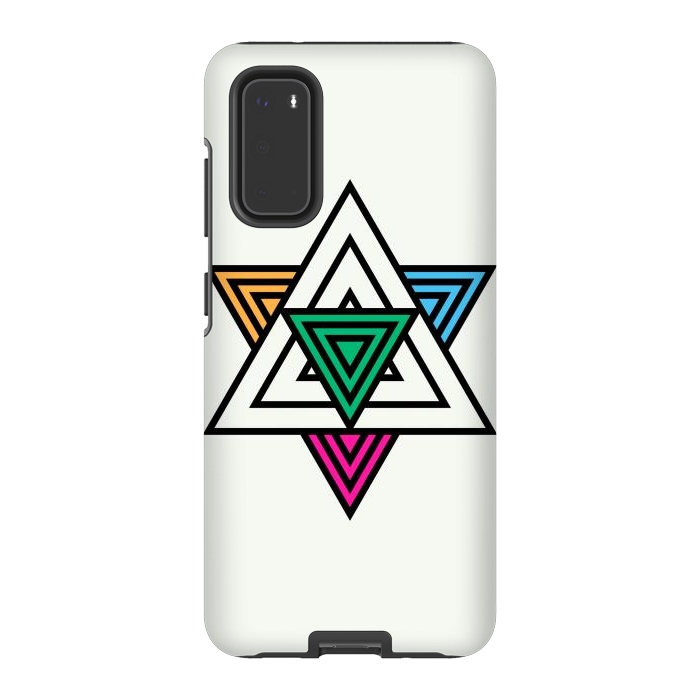 Galaxy S20 StrongFit Star Triangles by TMSarts