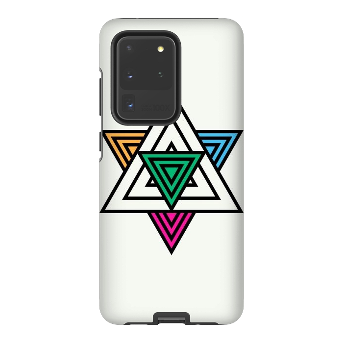 Galaxy S20 Ultra StrongFit Star Triangles by TMSarts