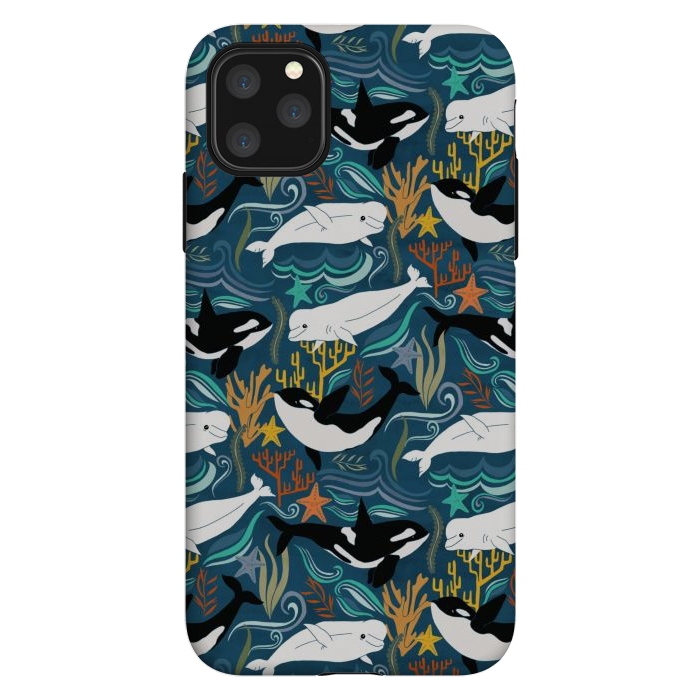 iPhone 11 Pro Max StrongFit Canadian Whale Watching by Tangerine-Tane