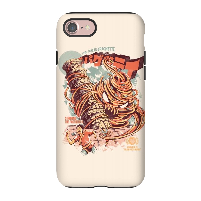 iPhone 7 StrongFit The Kaiju Spaghetti by Ilustrata