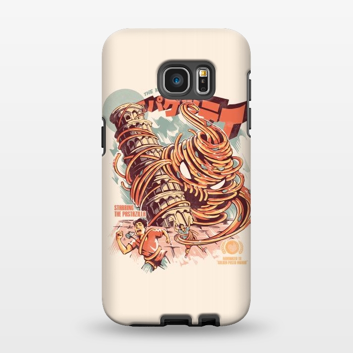 Galaxy S7 EDGE StrongFit The Kaiju Spaghetti by Ilustrata