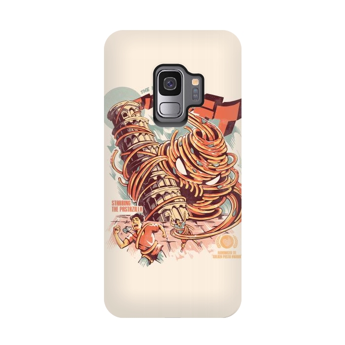 Galaxy S9 StrongFit The Kaiju Spaghetti by Ilustrata