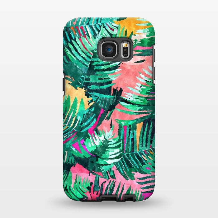 Galaxy S7 EDGE StrongFit I'm All About Palm Trees & 80 Degrees by Uma Prabhakar Gokhale