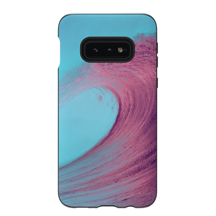 Galaxy S10e StrongFit PINK RED SAND SHADES by MALLIKA