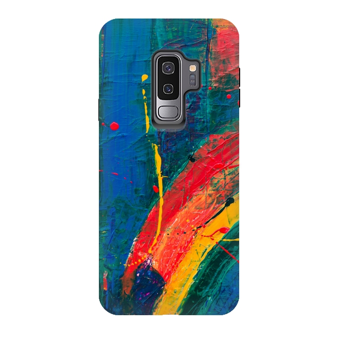 Galaxy S9 plus StrongFit PAINTED SHADES RAINBOW! by MALLIKA