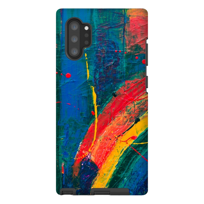 Galaxy Note 10 plus StrongFit PAINTED SHADES RAINBOW! by MALLIKA