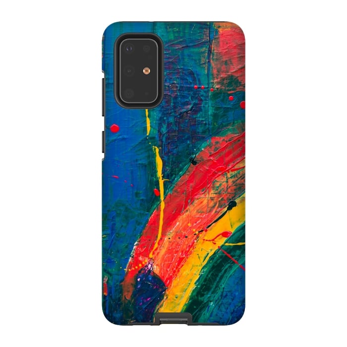 Galaxy S20 Plus StrongFit PAINTED SHADES RAINBOW! by MALLIKA