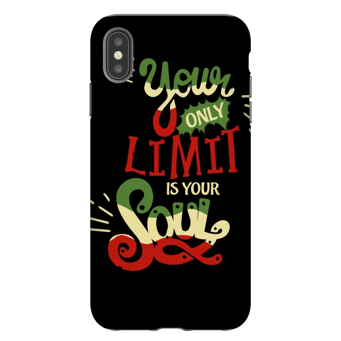 iPhone Xs Max StrongFit YOUR ONLY LIMIT IS YOUR SOUL by MALLIKA