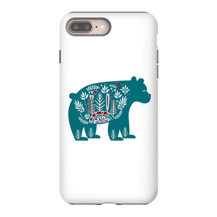 iPhone 8 plus StrongFit Nordic bear  by Winston