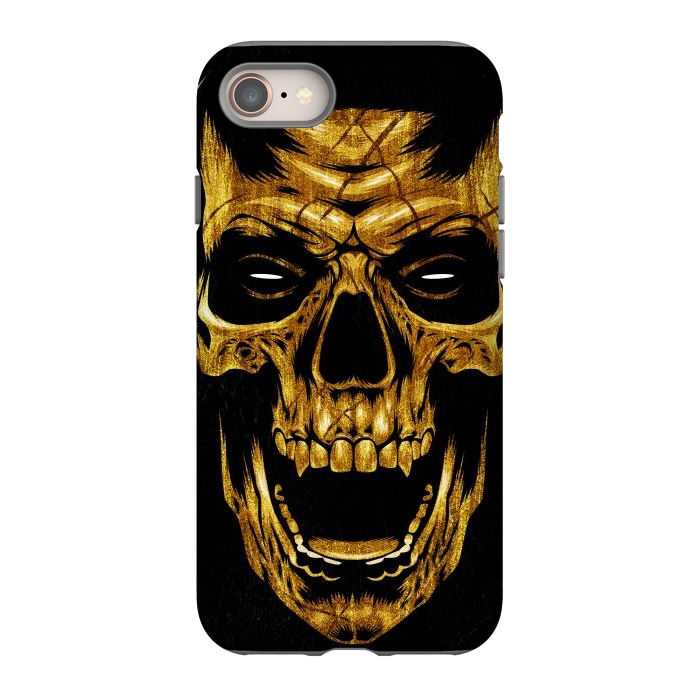 iPhone 8 StrongFit Golden Skull by Alberto