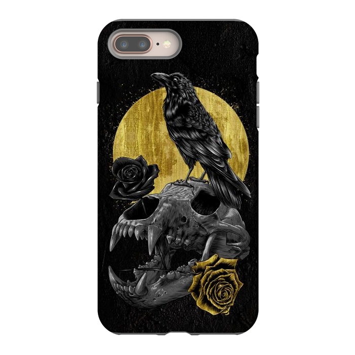 iPhone 7 plus StrongFit Skull Crow by Alberto