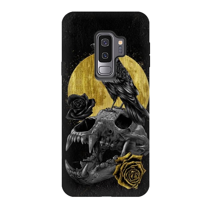 Galaxy S9 plus StrongFit Skull Crow by Alberto
