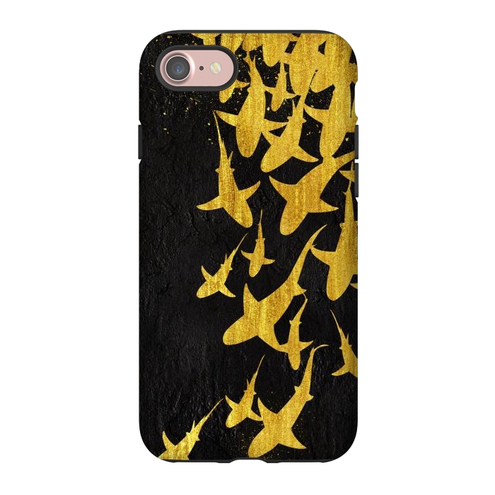 iPhone 7 StrongFit Golden Sharks by Alberto