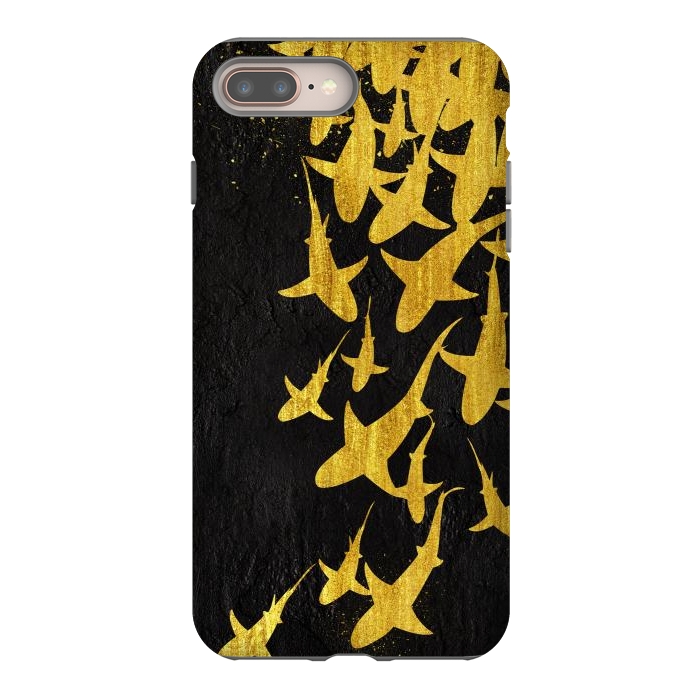 iPhone 7 plus StrongFit Golden Sharks by Alberto