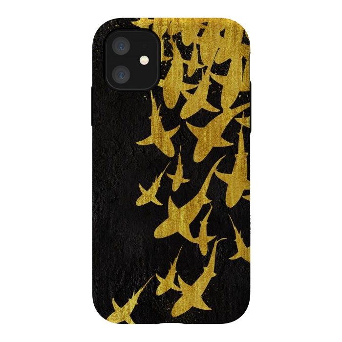iPhone 11 StrongFit Golden Sharks by Alberto