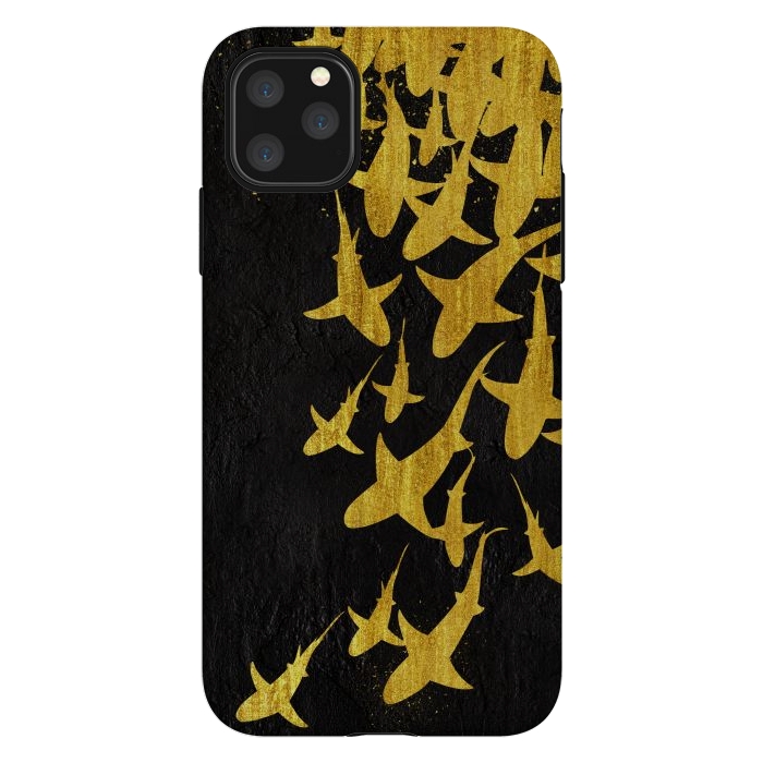 iPhone 11 Pro Max StrongFit Golden Sharks by Alberto