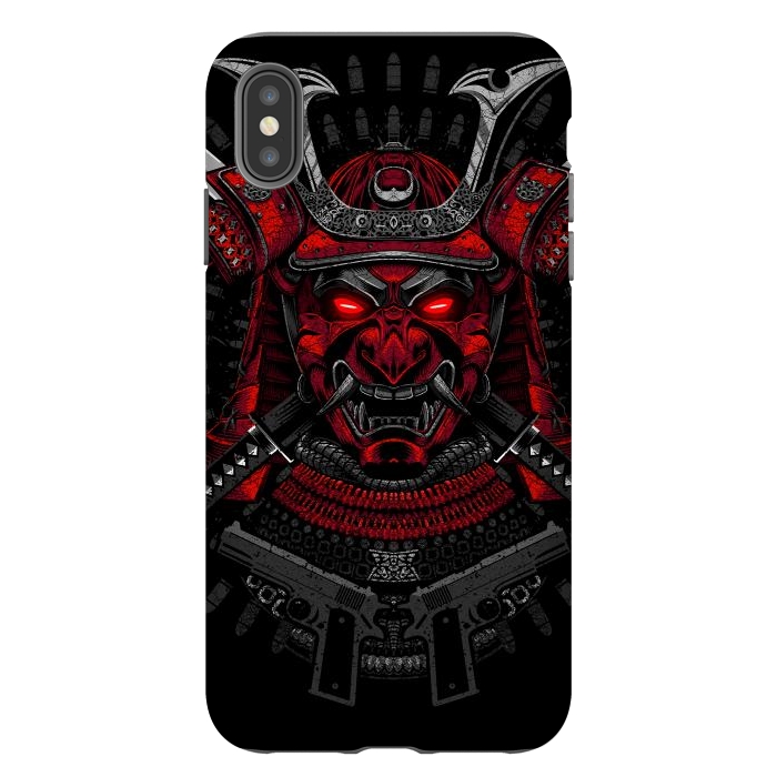 iPhone Xs Max StrongFit Red Samurai  by Alberto