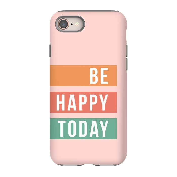 iPhone SE StrongFit Be Happy Today Rainbow by ArtPrInk
