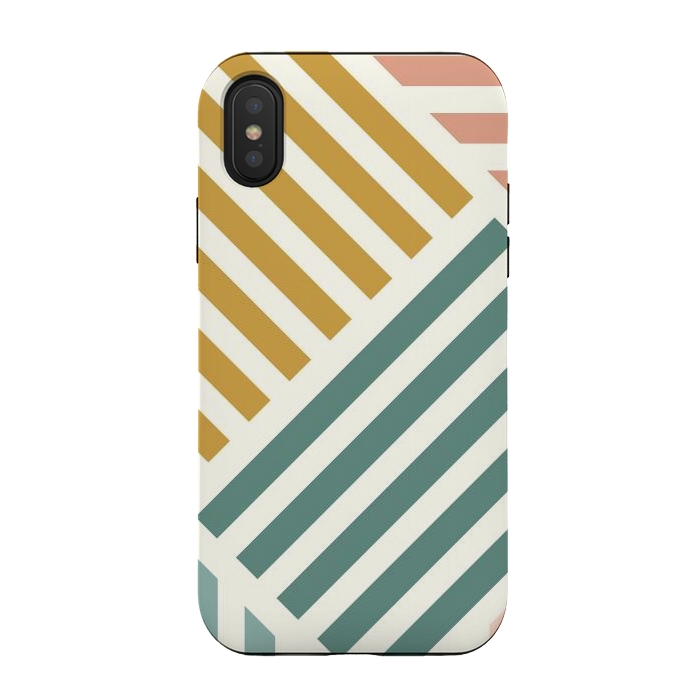 iPhone Xs / X StrongFit Abstract Summer Lines by ArtPrInk