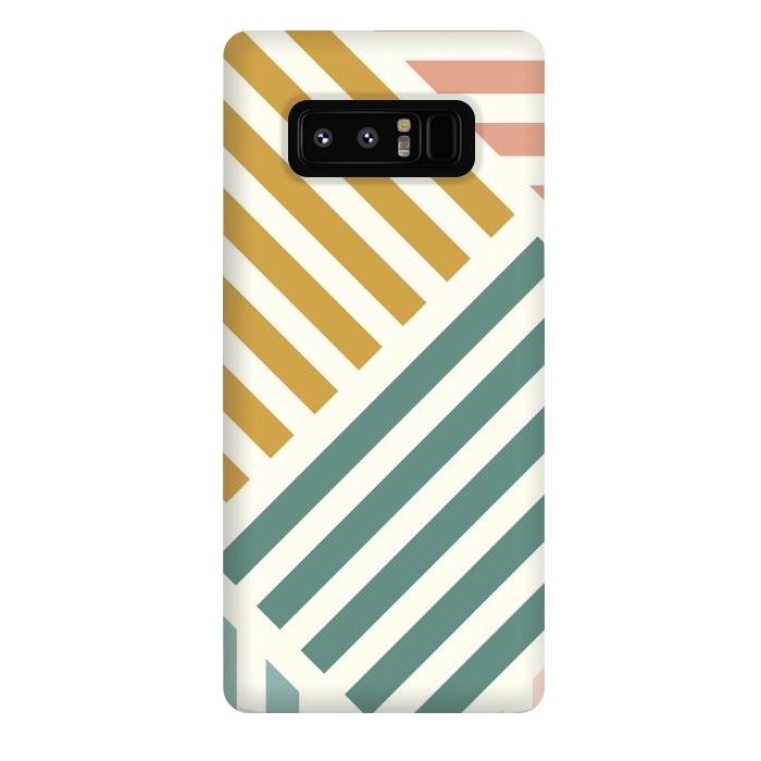 Galaxy Note 8 StrongFit Abstract Summer Lines by ArtPrInk