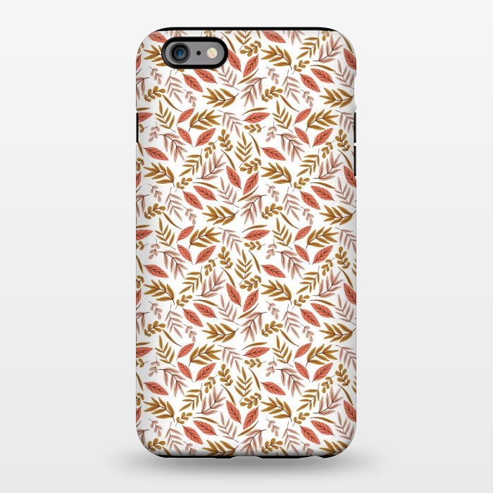 iPhone 6/6s plus StrongFit Pink and yellow leaves  by Edith May