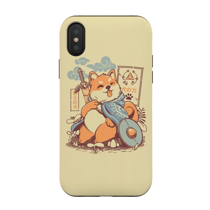 iPhone Xs / X StrongFit The legend of Dog by Ilustrata