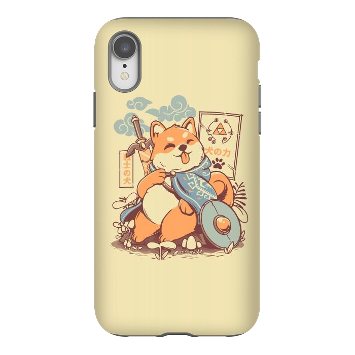 iPhone Xr StrongFit The legend of Dog by Ilustrata