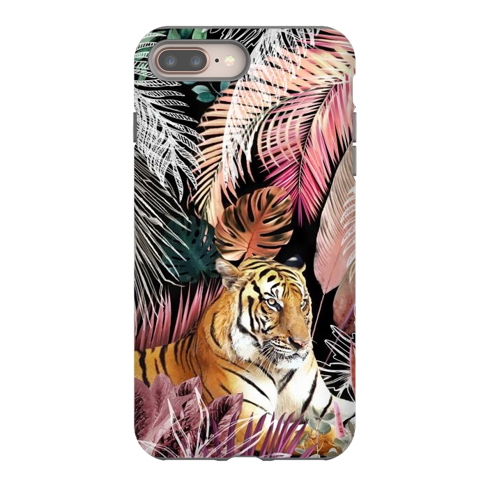 iPhone 7 plus StrongFit Jungle Tiger 01 by amini54