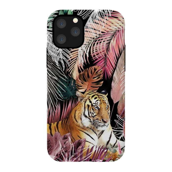 iPhone 11 Pro StrongFit Jungle Tiger 01 by amini54