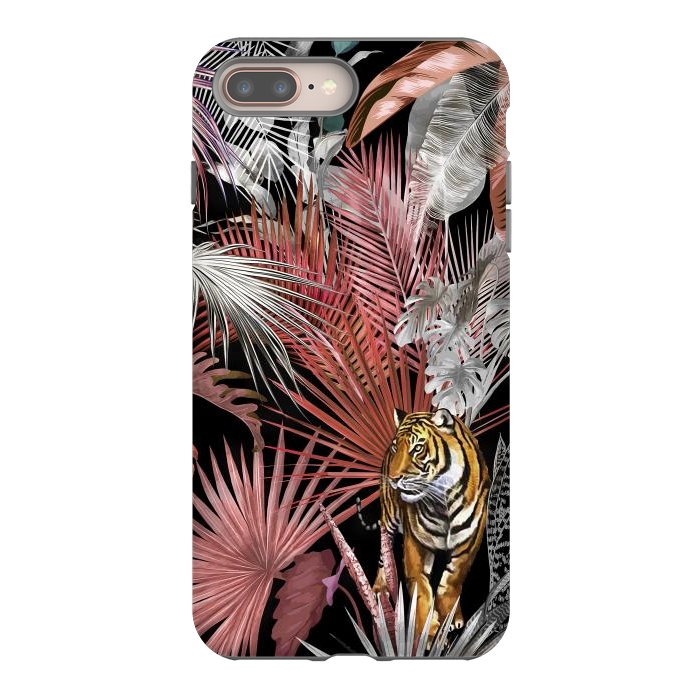 iPhone 8 plus StrongFit Jungle Tiger 02 by amini54