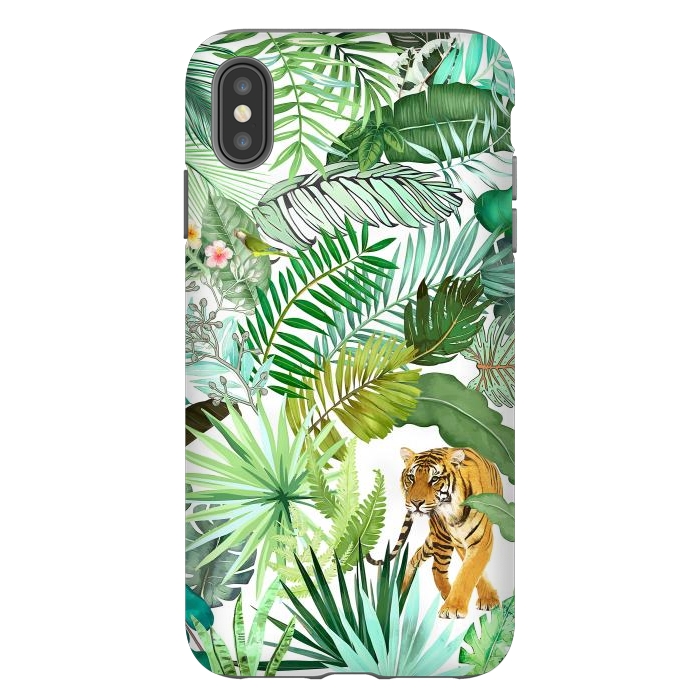 iPhone Xs Max StrongFit Jungle Tiger 04 by amini54