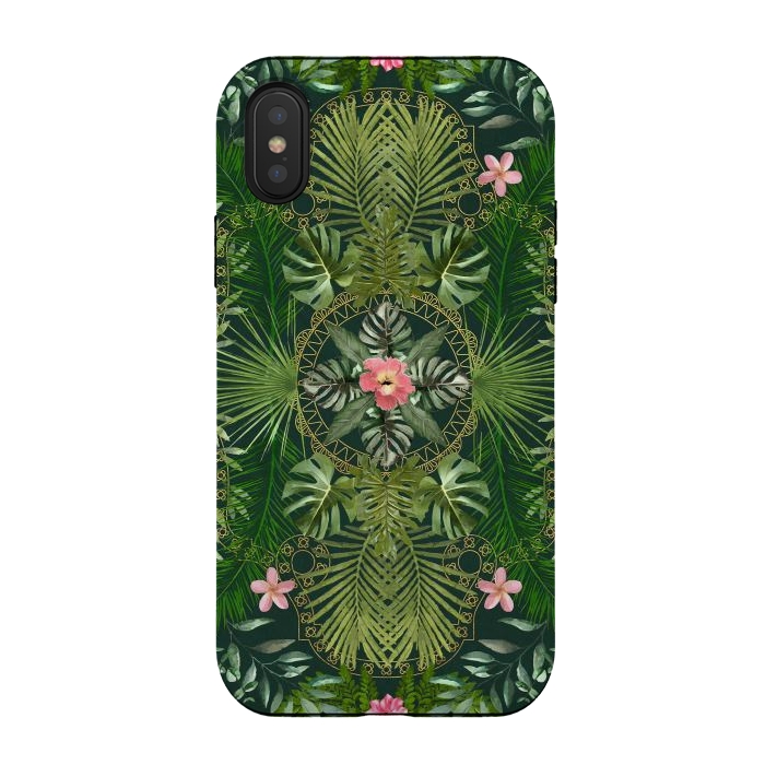 iPhone Xs / X StrongFit Tropical Foliage 15 by amini54