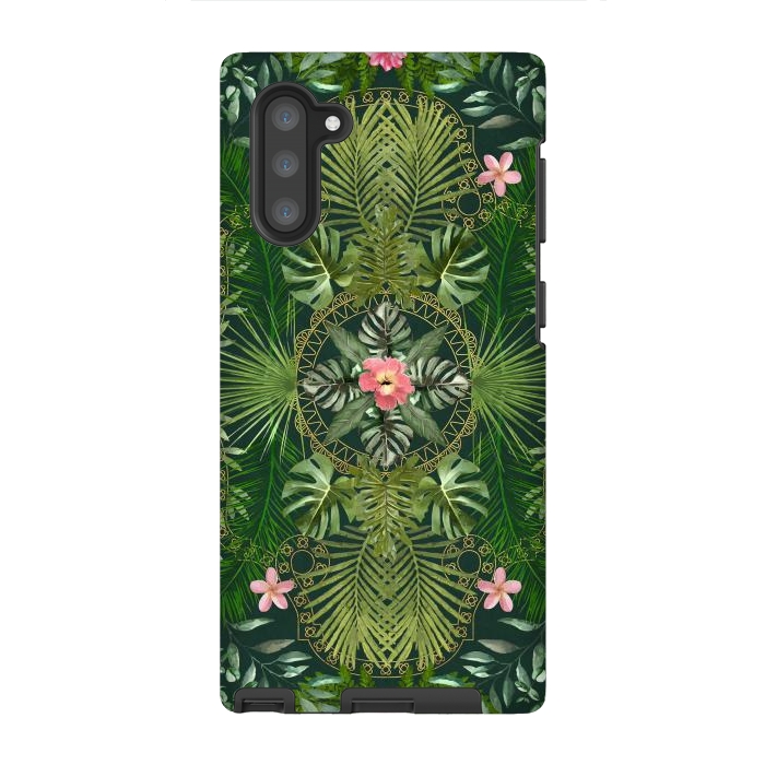 Galaxy Note 10 StrongFit Tropical Foliage 15 by amini54