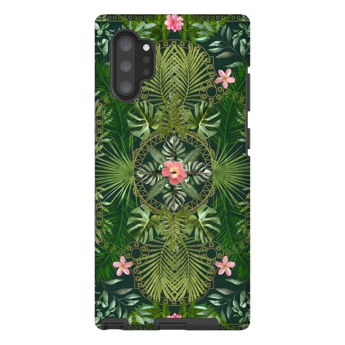 Galaxy Note 10 plus StrongFit Tropical Foliage 15 by amini54