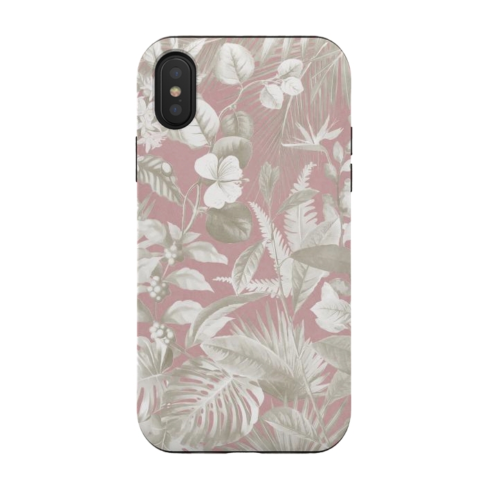 iPhone Xs / X StrongFit Tropical Foliage 12 by amini54