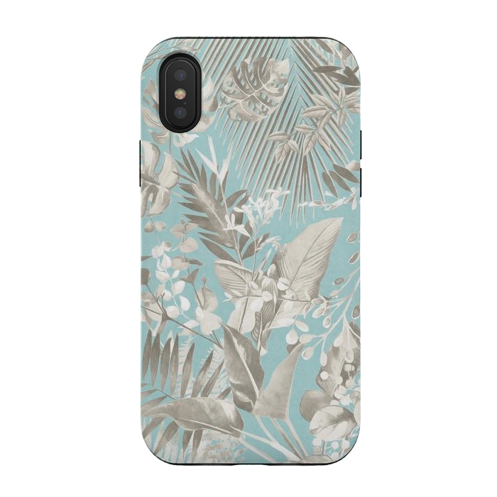 iPhone Xs / X StrongFit Tropical Foliage 14 by amini54