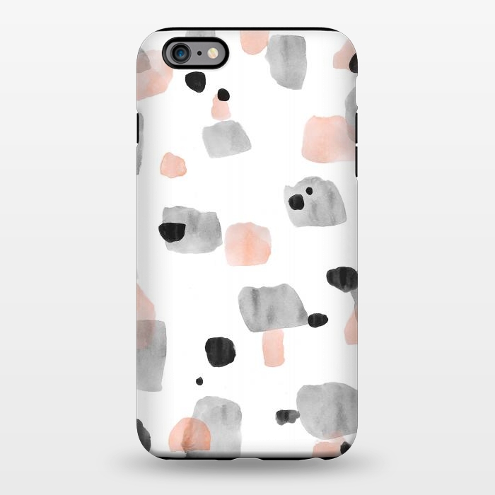 iPhone 6/6s plus StrongFit Abstract Watercolor Painting Terrazzo Pattern 01 by amini54