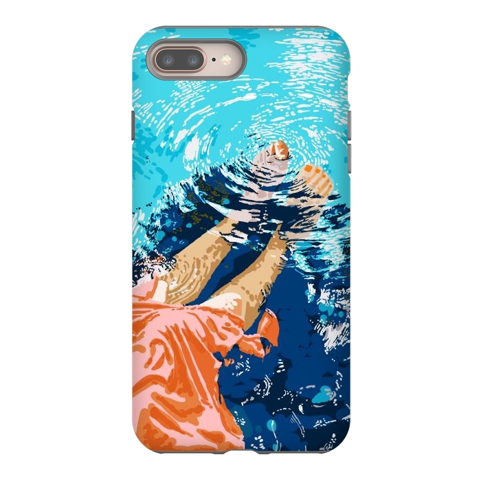 iPhone 7 plus StrongFit Take Me Where The Waves Kiss My Feet by Uma Prabhakar Gokhale