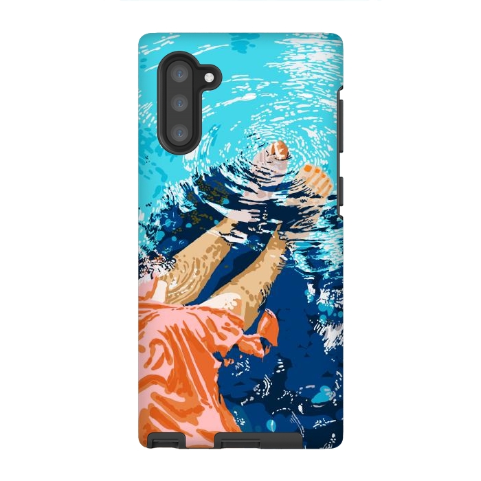 Galaxy Note 10 StrongFit Take Me Where The Waves Kiss My Feet by Uma Prabhakar Gokhale