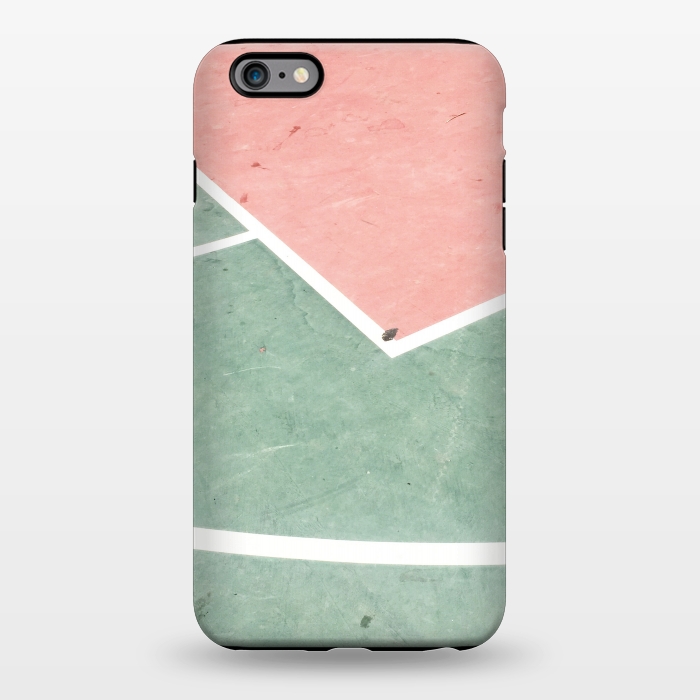 iPhone 6/6s plus StrongFit green pink marble shades by MALLIKA