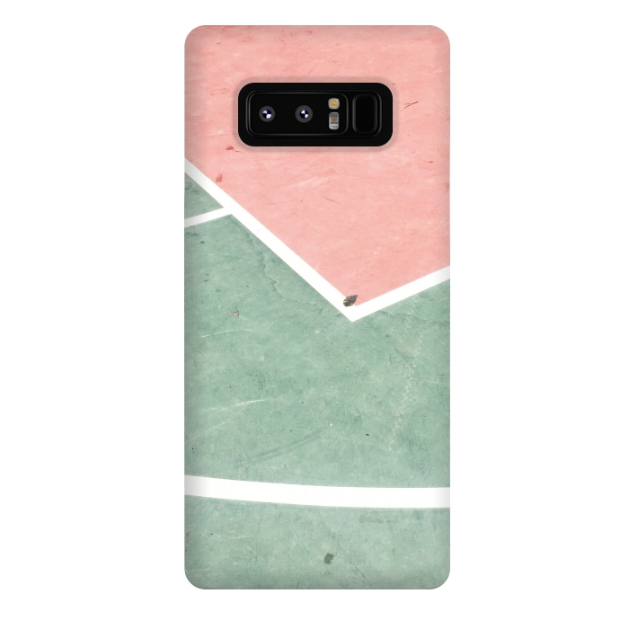 Galaxy Note 8 StrongFit green pink marble shades by MALLIKA