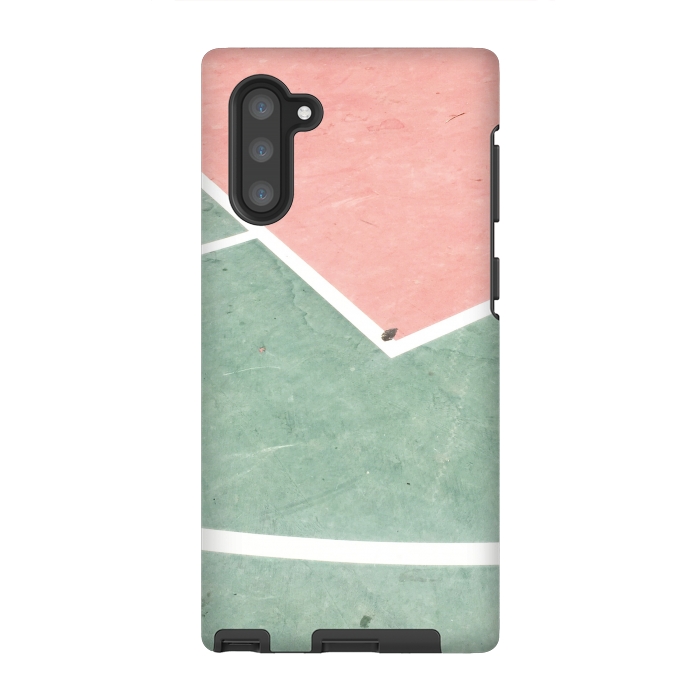 Galaxy Note 10 StrongFit green pink marble shades by MALLIKA