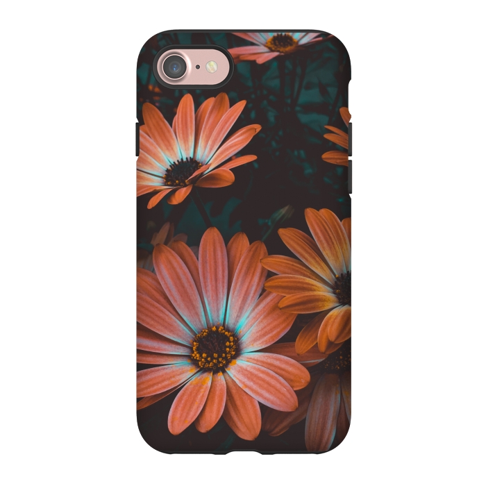 iPhone 7 StrongFit orange beautiful flowers by MALLIKA