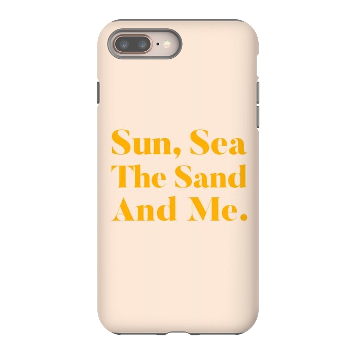 iPhone 7 plus StrongFit Sun, Sea, The Sand & Me by Uma Prabhakar Gokhale