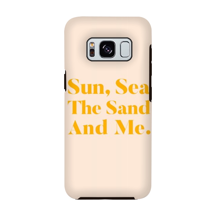 Galaxy S8 StrongFit Sun, Sea, The Sand & Me by Uma Prabhakar Gokhale