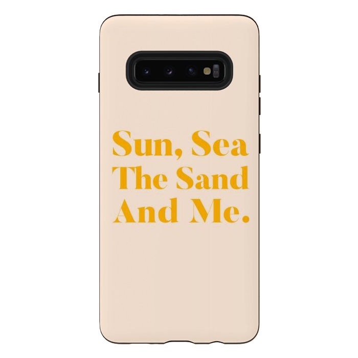 Galaxy S10 plus StrongFit Sun, Sea, The Sand & Me by Uma Prabhakar Gokhale