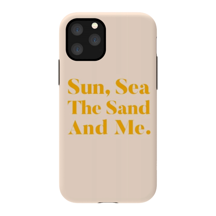 iPhone 11 Pro StrongFit Sun, Sea, The Sand & Me by Uma Prabhakar Gokhale